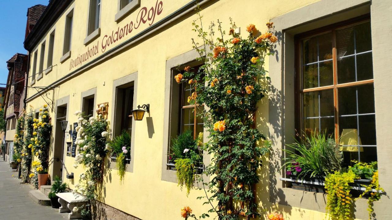 Boutiquehotel Goldene Rose - Self-Check-In Rothenburg ob der Tauber Exterior photo